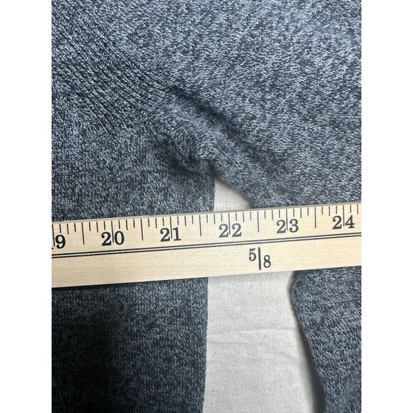 Banana Republic Mens Cowl Neck Cotton/Wool Blend Sweater size Large Grey - Picture 5 of 6